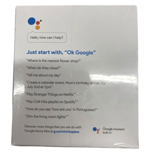 Google Nest Mini 1st Generation Like New In Box (NG 1340319)