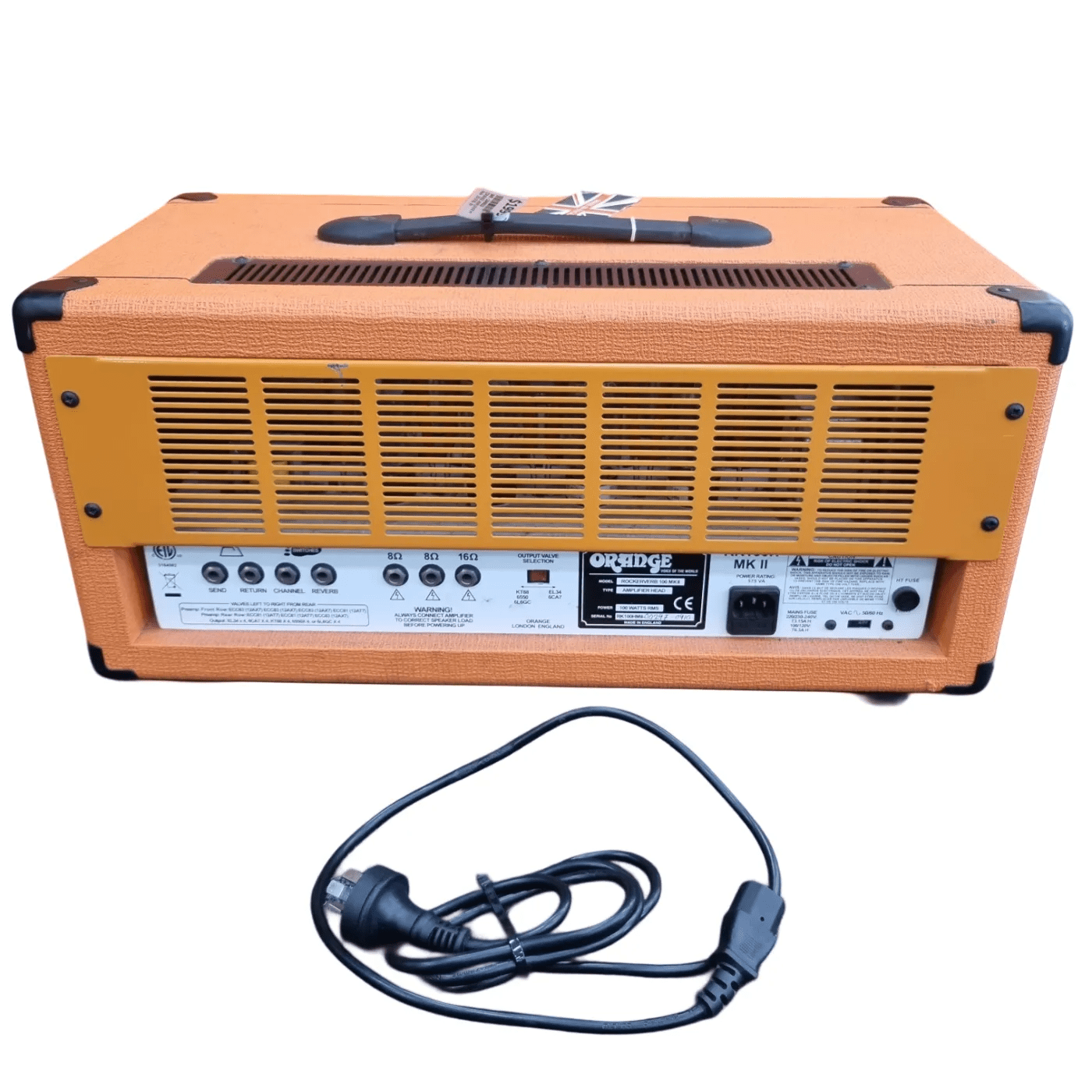 Orange Rockerverb 100 MK II 2-Channel 100-Watt Guitar Amp Head 2010 – 2014  +Power (WR 1346512) *PICK UP ONLY*
