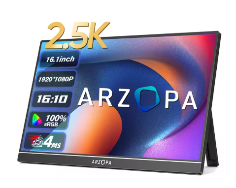 Arzopa Portable 15.6″  Monitor Like New In Box