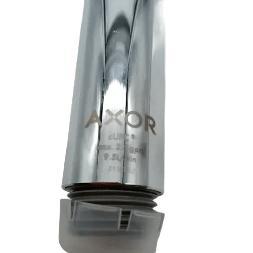 Axor Starck Low Flow 1-inch Handheld Shower Head Modern 1-Spray Rain – Chrome, Small