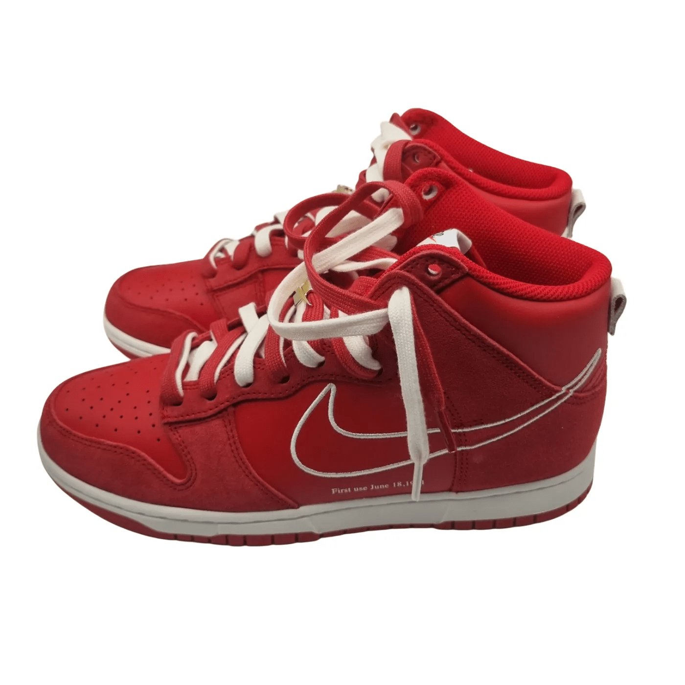 Nike Dunk High First Use Red Shoes – Size: US 9 With Box