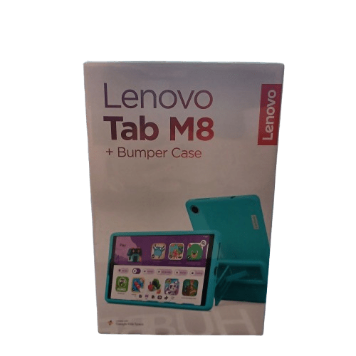 Lenovo Tab M8 (TB300FU) 4th Gen, 8in Screen, Android OS In Box With Bumper Case