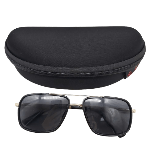 Rayban Sunglasses 4641P Black/Gold In Case