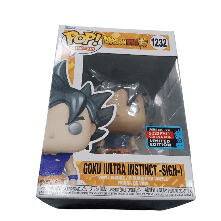 Funko Pop! Vinyl: Dragon Ball – Goku (Ultra Instinct -Sign-) – New York Comic Con Hot Topic Funko (Exclusive) #1232