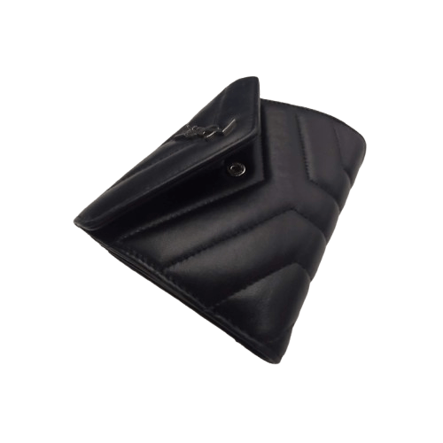 Saint Laurent Wallet Black Loulou Small Flap Bag  (NA 1343988)