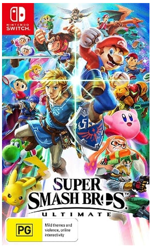 Super Smash Bros. Ultimate Nintendo Switch Game In Case Good Condition (CP1352452)