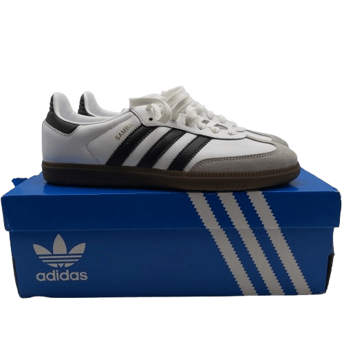 Adidas Shoes Samba White – With Box – Like New – Mens Size US 7.5 (CP-1342912)