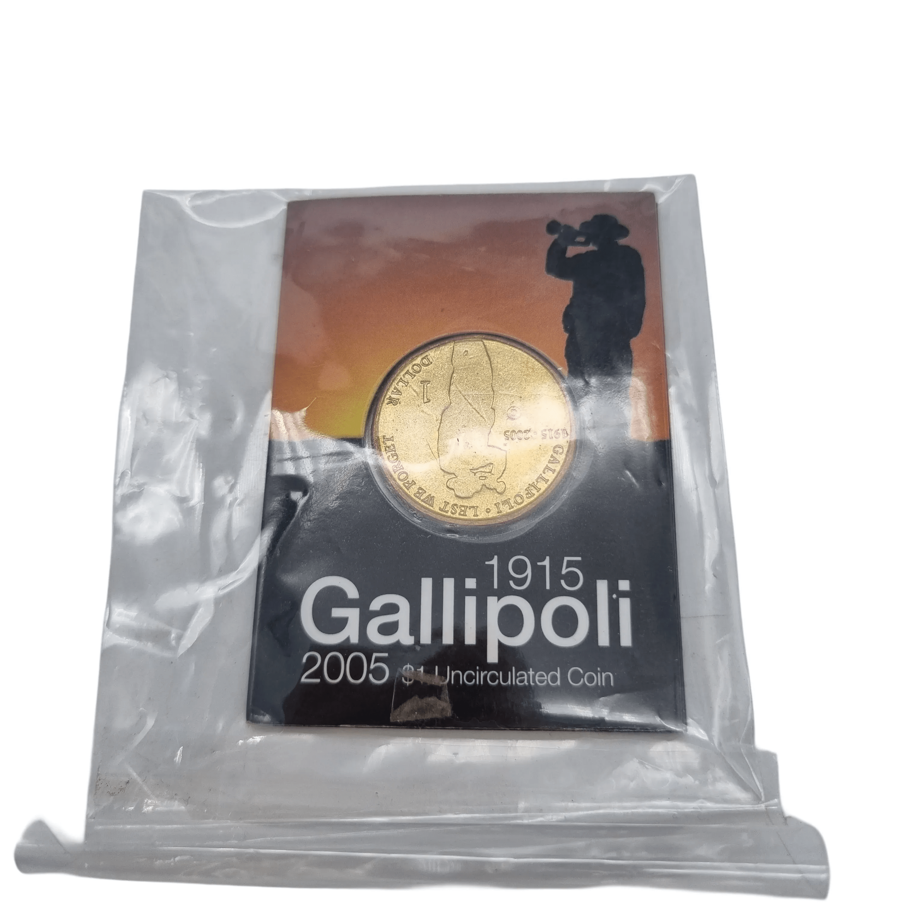 1915 Gallipoli Royal Australian Mint 2005 $1 Uncirculated Coin “C” Mint Mark