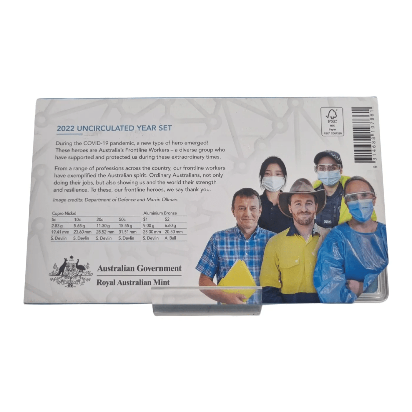 Royal Australian Mint Coin Set – Australia’s Front Line Workers (WR 1348459)
