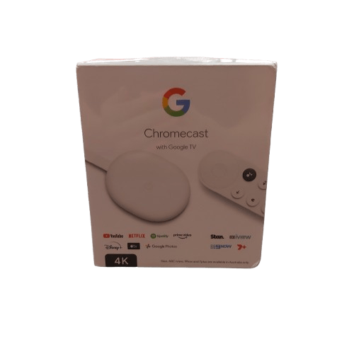 Google Chromecast With Google TV 4K – Like New Still Sealed
