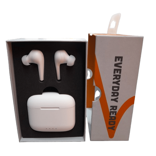 Wave Audio ANC True Wireless Earbuds ISO Elite Series – White Like New In Box