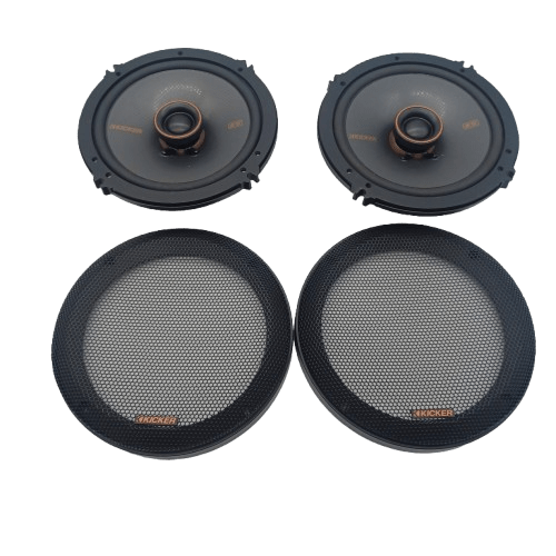 Set Of 2 KSC650/47KSC6504 100W 4Ohm Elite Coaxial Speakers 6.5in With Planet Audio AC1600.4 4Ch Mosfet Power Amplifier, With Grills No Other Accessories (LE 1356685)