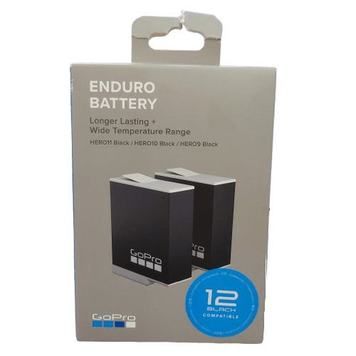 GoPro Enduro Batteries, Black, Like New, Unopened, 2 Pack Suit Hero9/10/11/12 Black Models (CP)