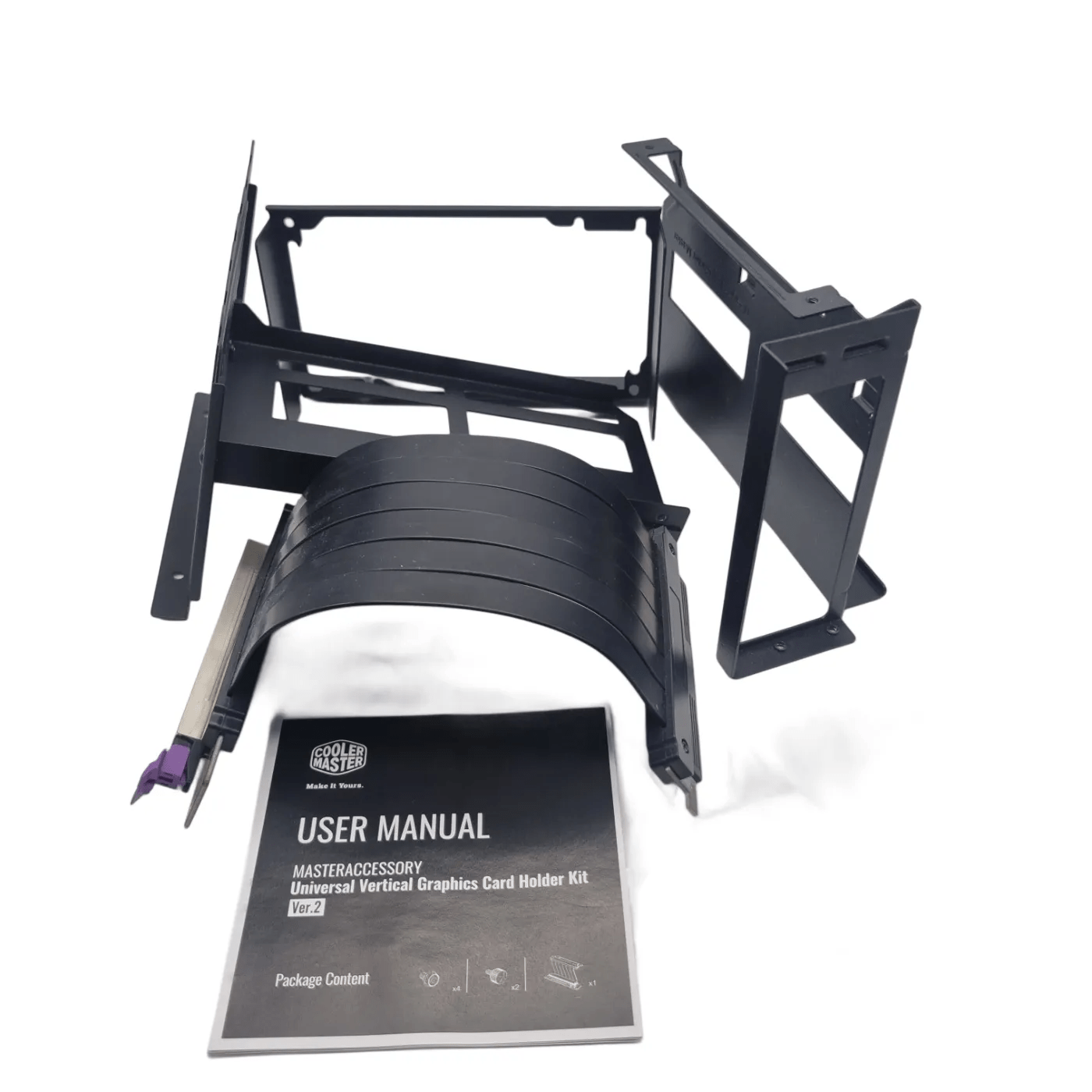Cooler Master Black Universal Vertical Graphics Card Holder Kit V2 – In Box