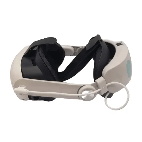 Meta Quest 3 128GB Virtual Reality Headset In Original Box With Upgraded Head Strap With Built-In Battery Pack