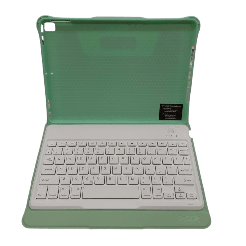 Laser iPad 10.2-inch Wireless Keyboard Case Green