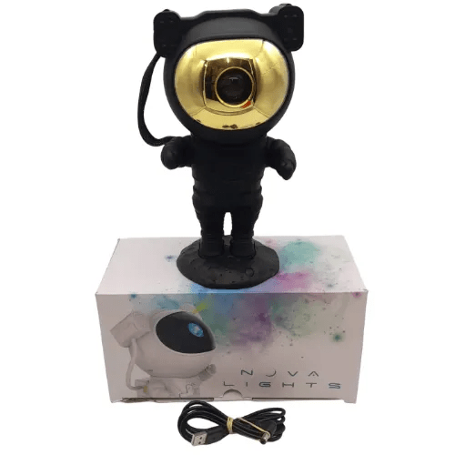 Nova Lights Astronaut Galaxy Projector In Box WIth Cord – Black
