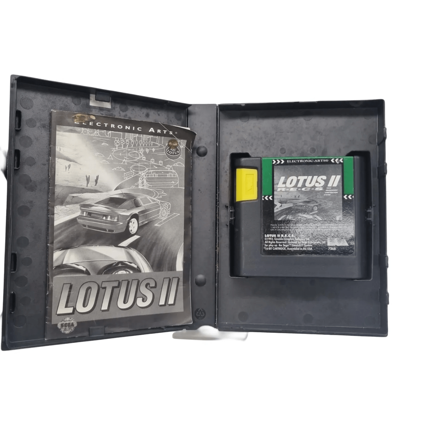 SEGA Game Cartridge – Lotus II in Case (WR)
