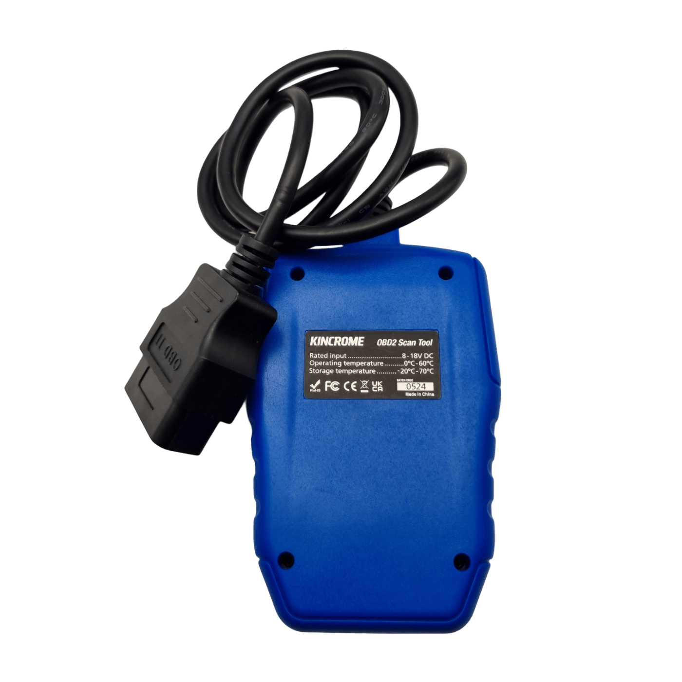 Kincrome OBD2 Scan Tool – Includes Charging Cord
