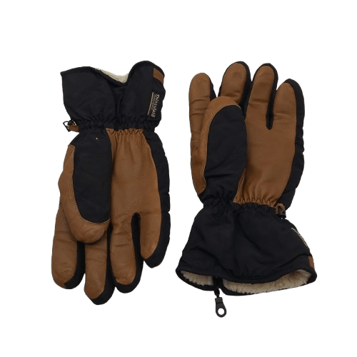 Reush Gloves, Goretex Insulation – Black/Camel