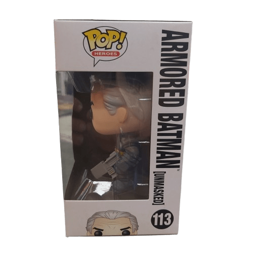 Funko POP! Vinyl Batman The Dark Knight Returns #113 Armored Batman (Unmasked), Good Condition (CP 1344788)