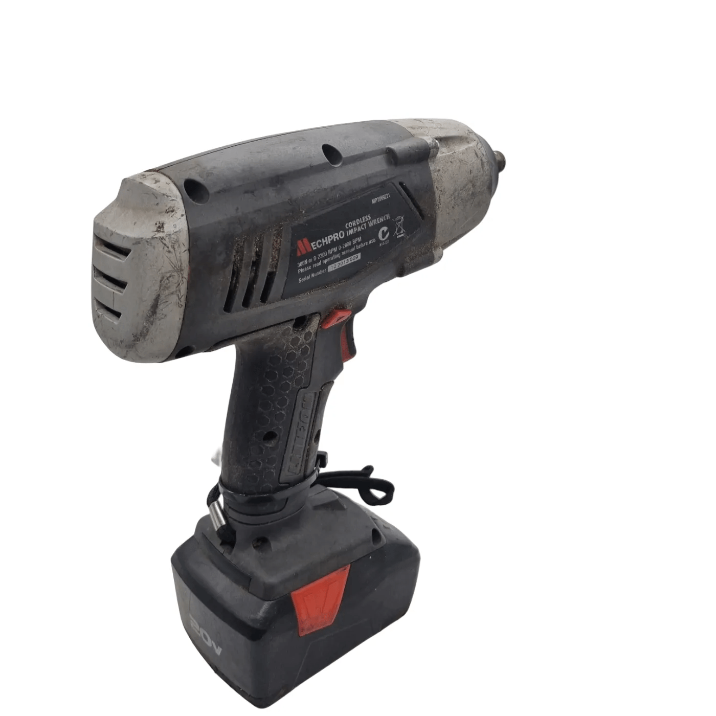 MechPro 20V Li-Ion Cordless Impact Wrench + 2.6Ah Battery *No Charger*