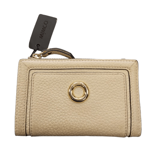 Ladies Mimco Orbit Wallet, Medium, Pearl Leather, Like New With Tags