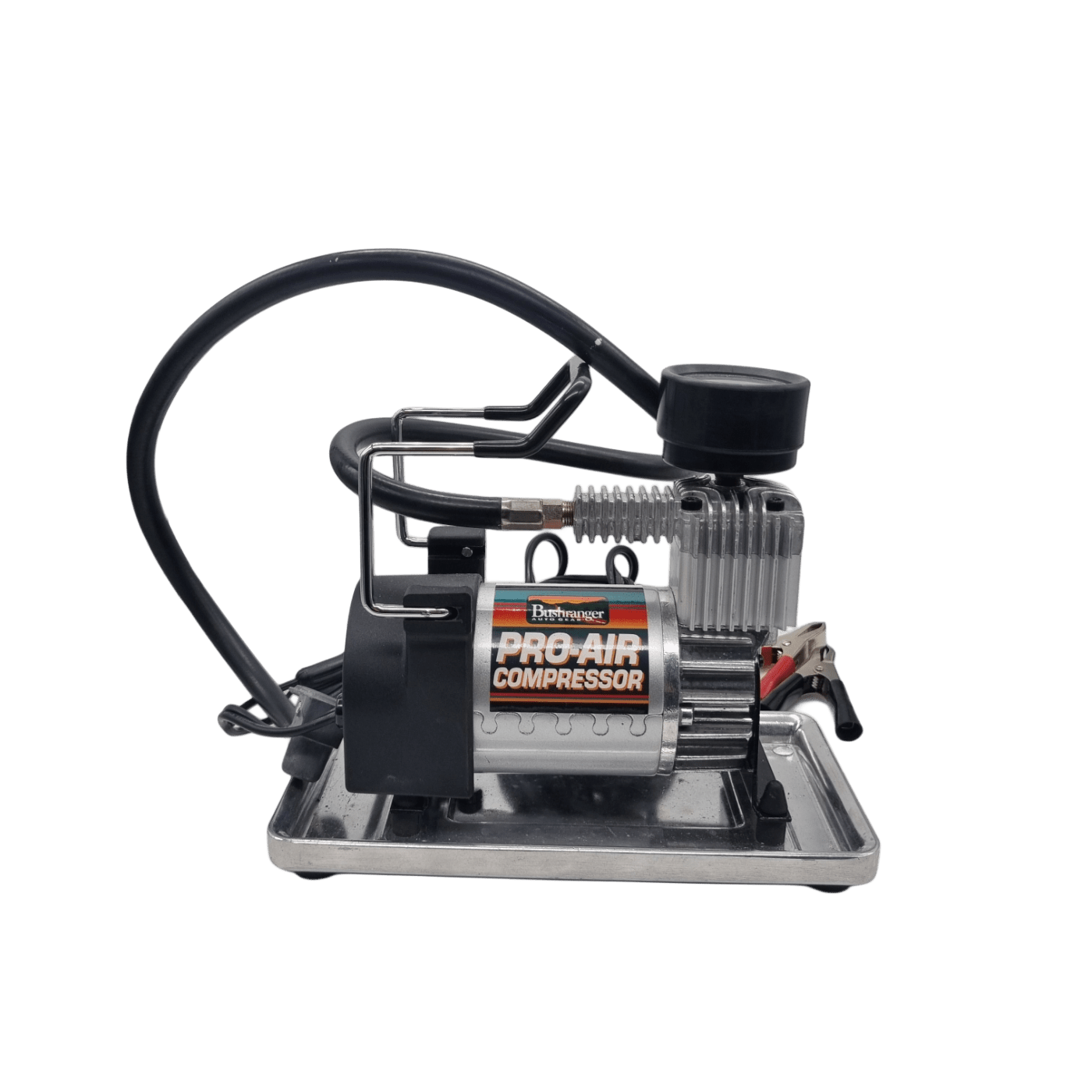 BUSHRANGER AIR COMPRESSOR 55X02 + Carry Case + Lead + Spare Pressure Reader