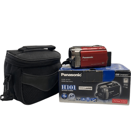 Panasonic SDR-H101  Camcorder, Red. (NG 1356684)