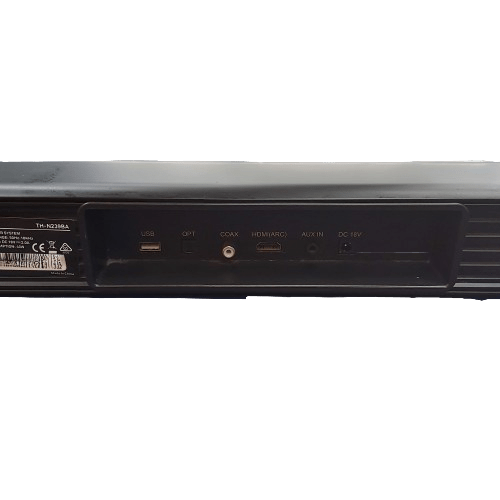 **LOCAL PICK UP ONLY** JVC TH N239BA 2.1Ch Wireless Soundbar, Black, With Subwoofer, AC Adaptor + Optical Cable (NA 1353951)