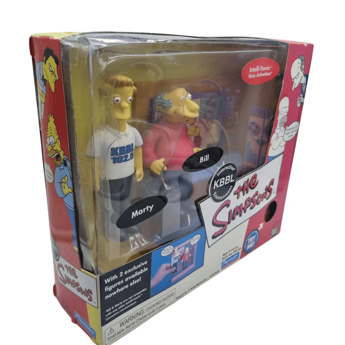 The Simpsons Collectables Marty Bill Figurines in Box – (WR 1340217)