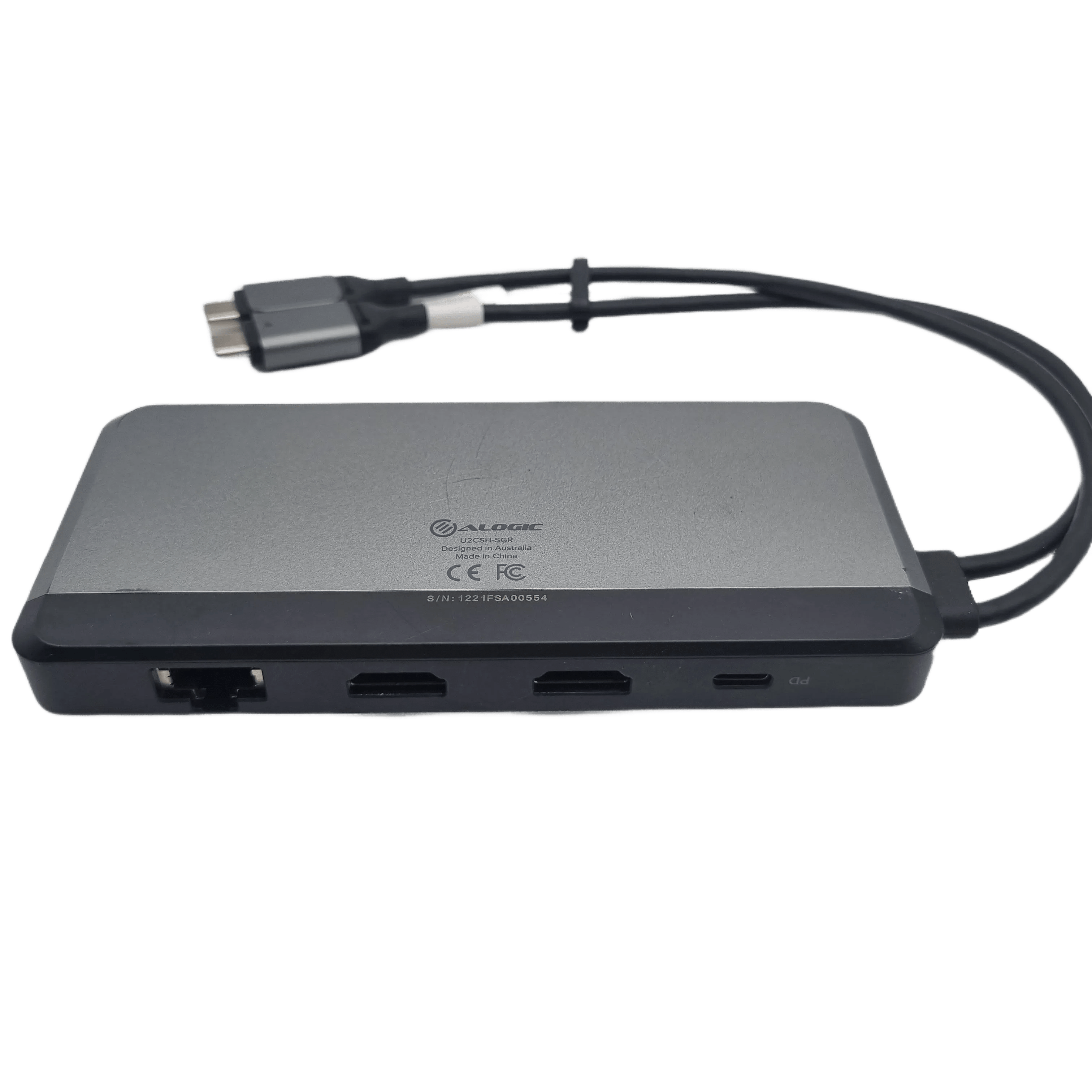 ALOGIC Twin USB-C 10-in-1 Superdock (U2CSH-SGR)