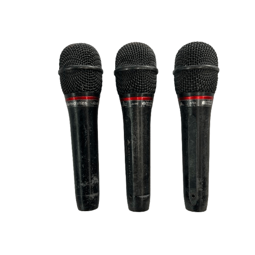 Set of 3 Audio Technica AE4100 Wireless Microphones (MK1347199)