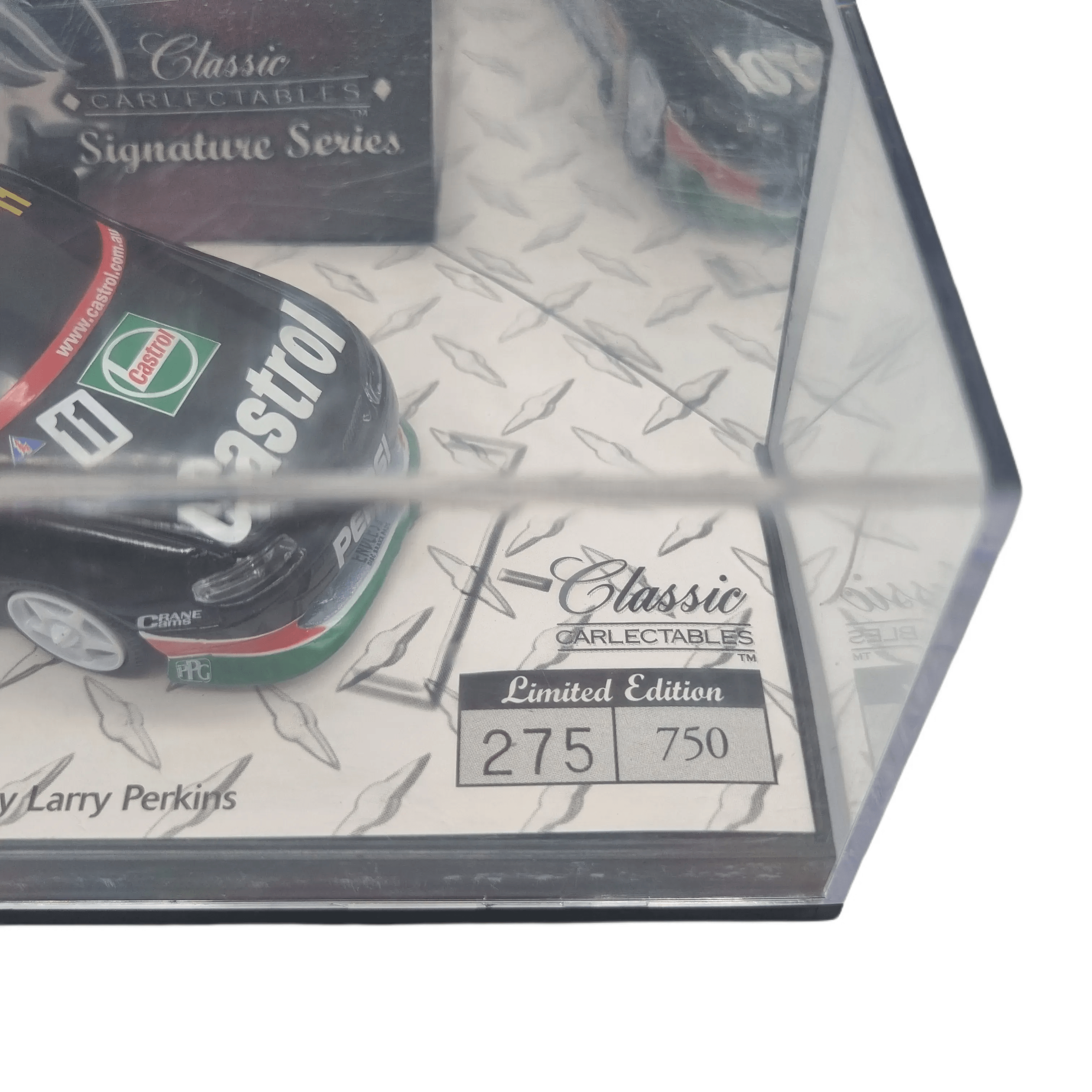 Classic Carlectables Signature Series 2000: Castrol Holden Commodore Model Car Signed By Larry Perkins #275/750
