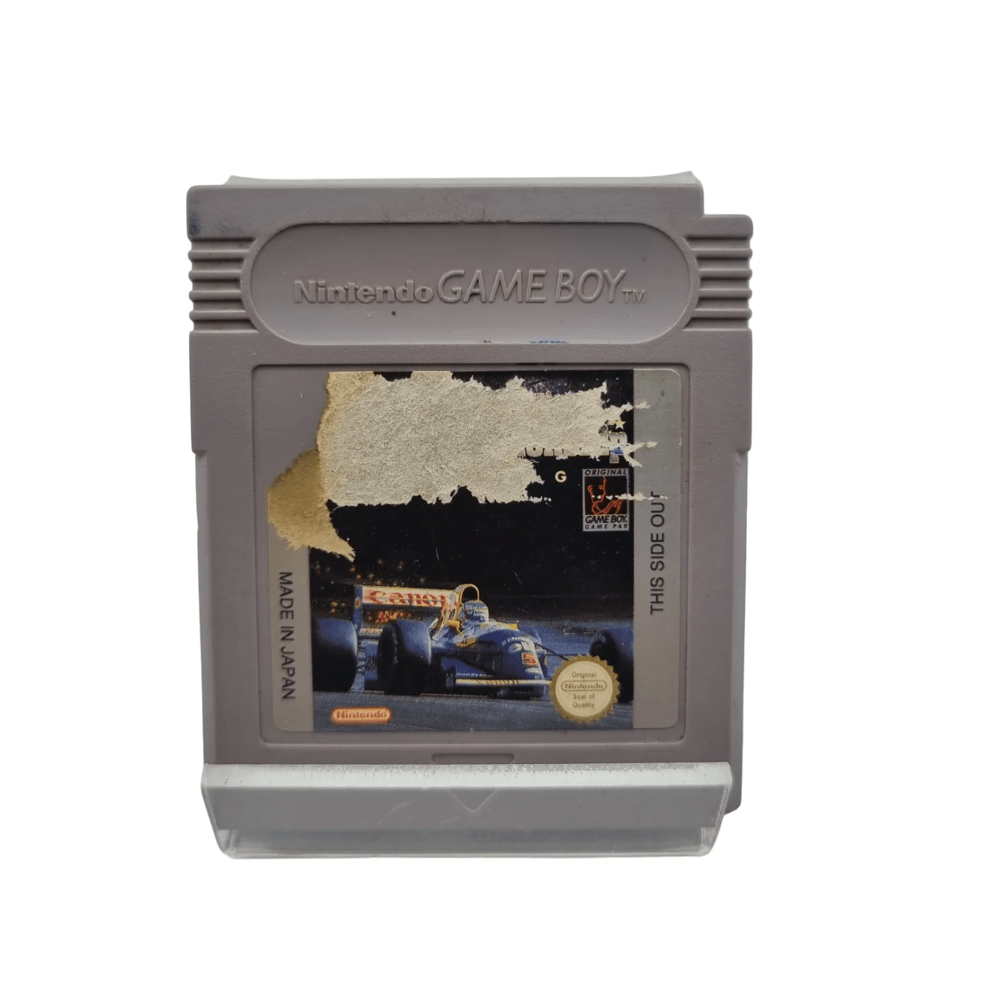 Game Boy Original Game: Nigel Mansell’s World Championship Racing