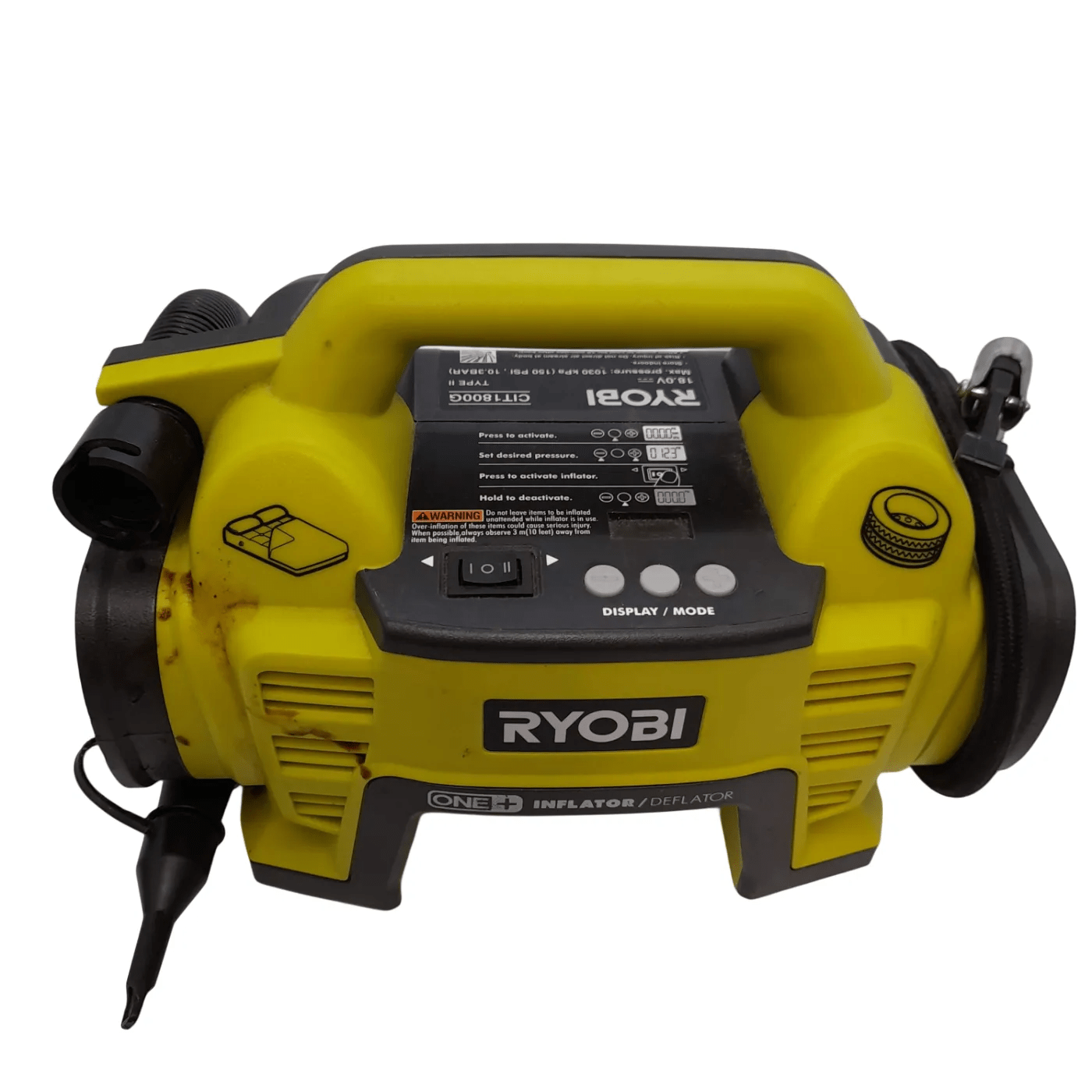 Ryobi Tyre Inflator CIT1800G (WL 1357173)