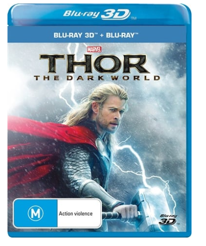 Thor The Dark World Blu Ray 3D + Blu Ray + Digital HD – Very Good Condition