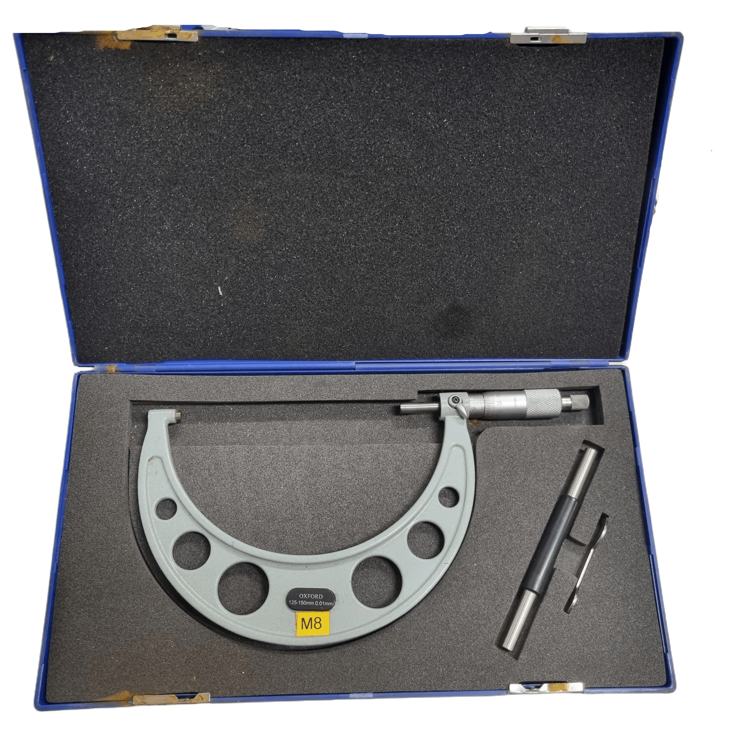 Oxford Micrometer 125-150mm 0.1mm + Blue Case