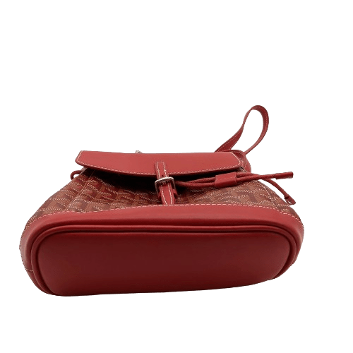 Goyard Goyardine Calfskin Mini Alpin Backpack Red + Dust Bag