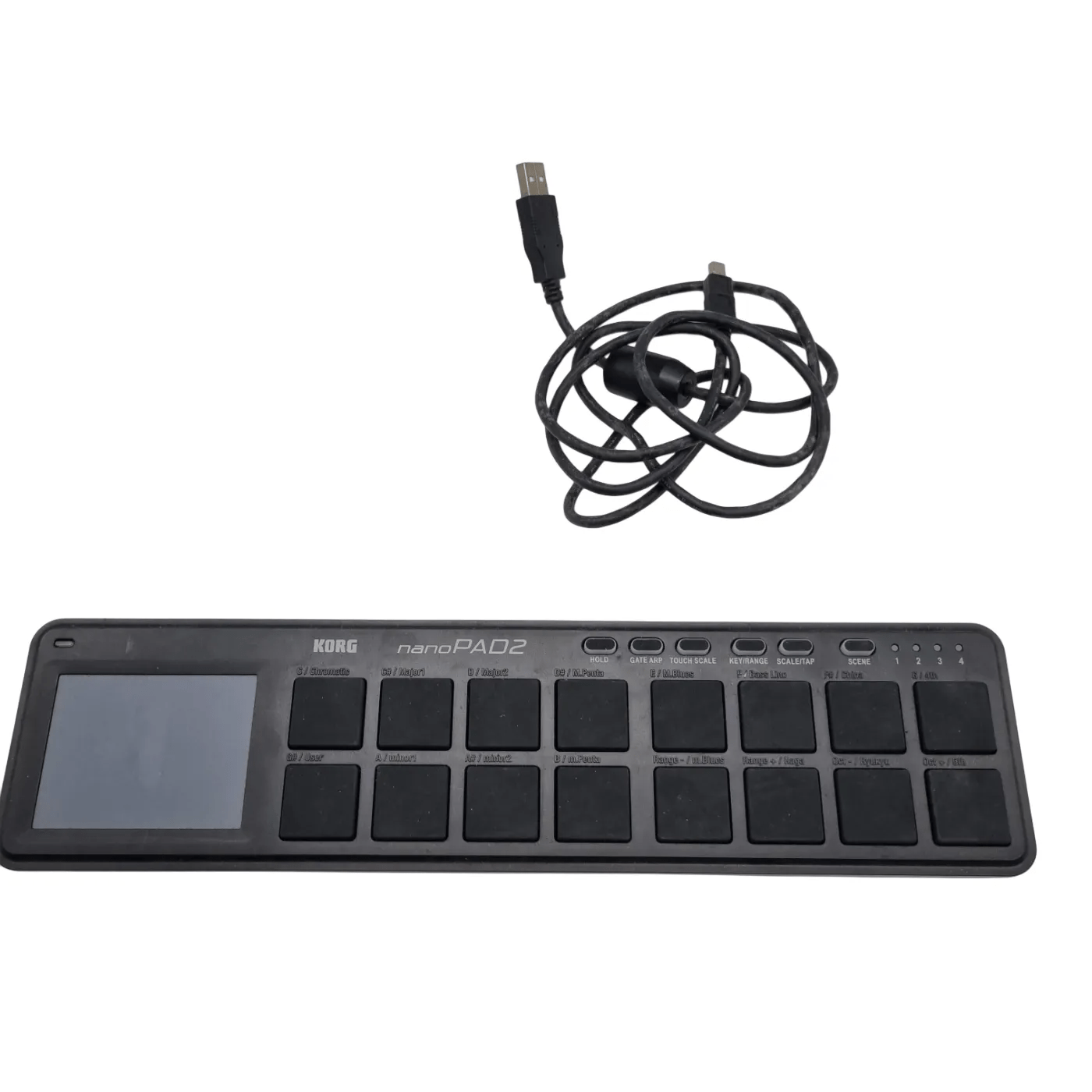 Korg nanoPAD2 – Compact MIDI Pad Controller for Music Production with USB Cord