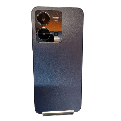 Vivo Y22S Android Mobile Phone, Blue, 64GB Storage, Scratches On Camera, TELSTRA LOCKED, With Silicon Gel Case