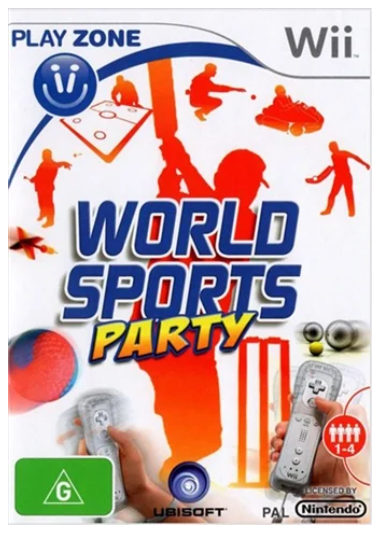 Nintendo Wii World Sports Party Good Condition With Manual