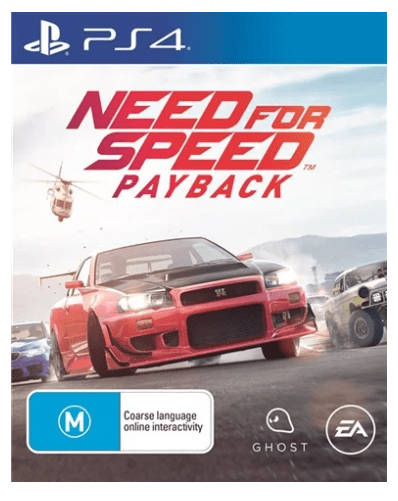 Need For Speed: Payback Playstation 4 Game – Very Good No Manual.