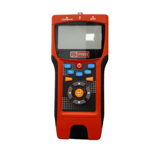 RS PRO Cable Tester Cat 5e, Cat 6, Cat 6a, Coaxial, LAN, STP, UTP (JN)