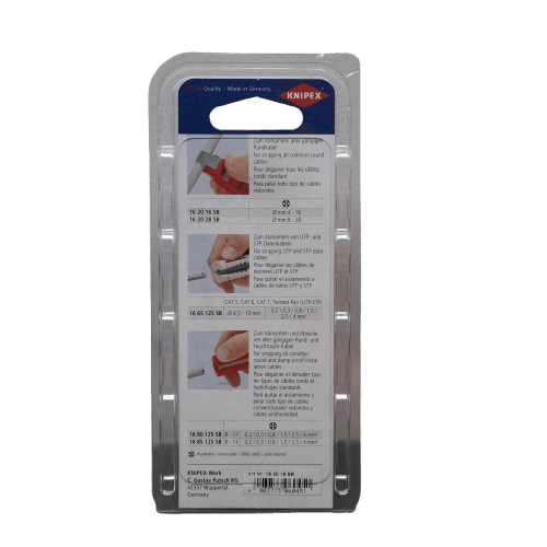 Knipex Drawing tool, 4mm Min, 16mm Max, 130 mm Overall