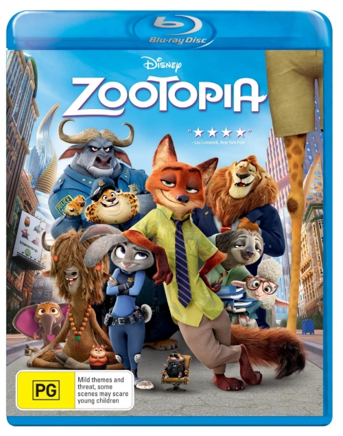 Zootopia Blu Ray Good Condition
