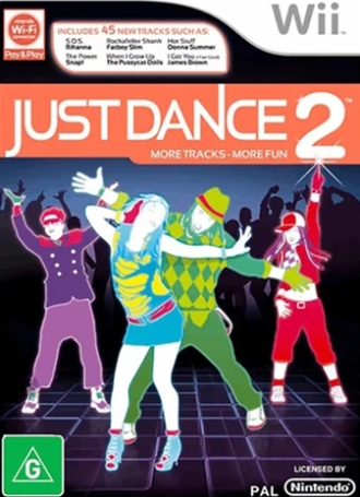 Just Dance 2 Wii Game Good Condition With Manual