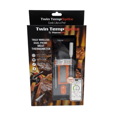 ThermoPro TempSpike TP962W Dual Probe Wireless Meat Thermometer Like New