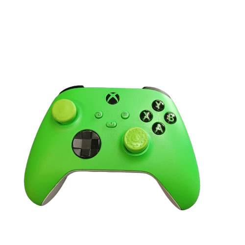 Xbox Wireless Controller Velocity Green Hello from Seattle (lel)