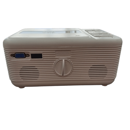 LASER PROJECTOR PJT-DVDHD-906 WHITE WITH BOX AND POWERCORD